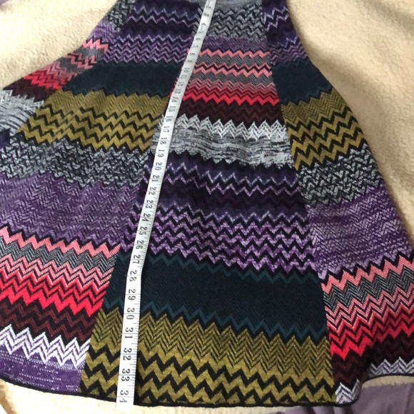 Anthropology Patchwork Knitted Midi Skirt - Picture 6 of 9